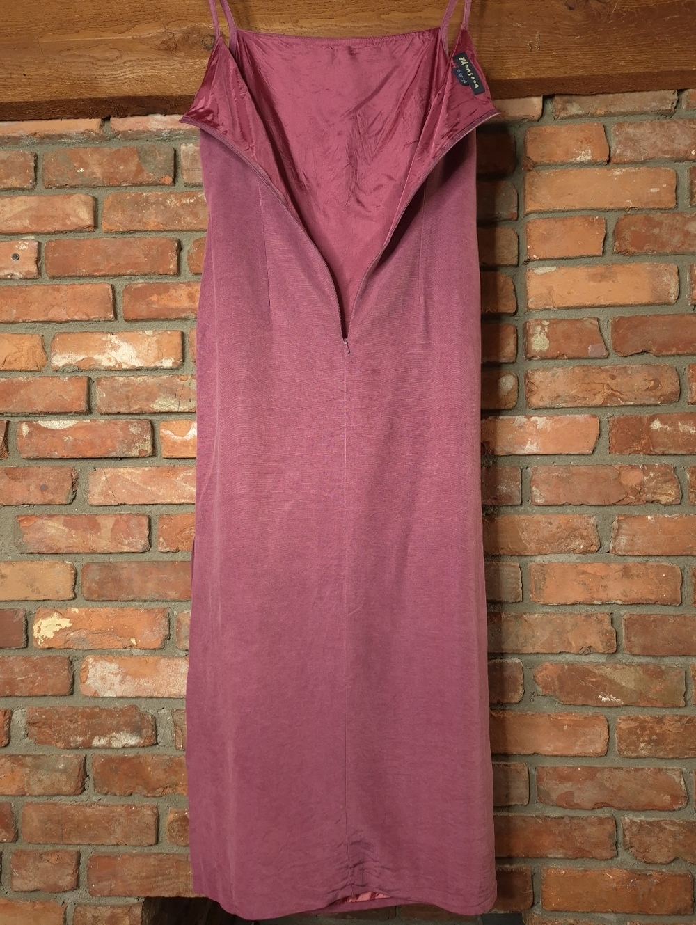 Vintage Monsoon 2 Piece Dress Set UK Made Pink Textured Blazer Slip Dress Rare - Picture 7 of 12